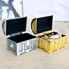 Jewelry Case Dust-proof Versatile 2 Colors Vintage Style Jewelry Trinket Box for Travel