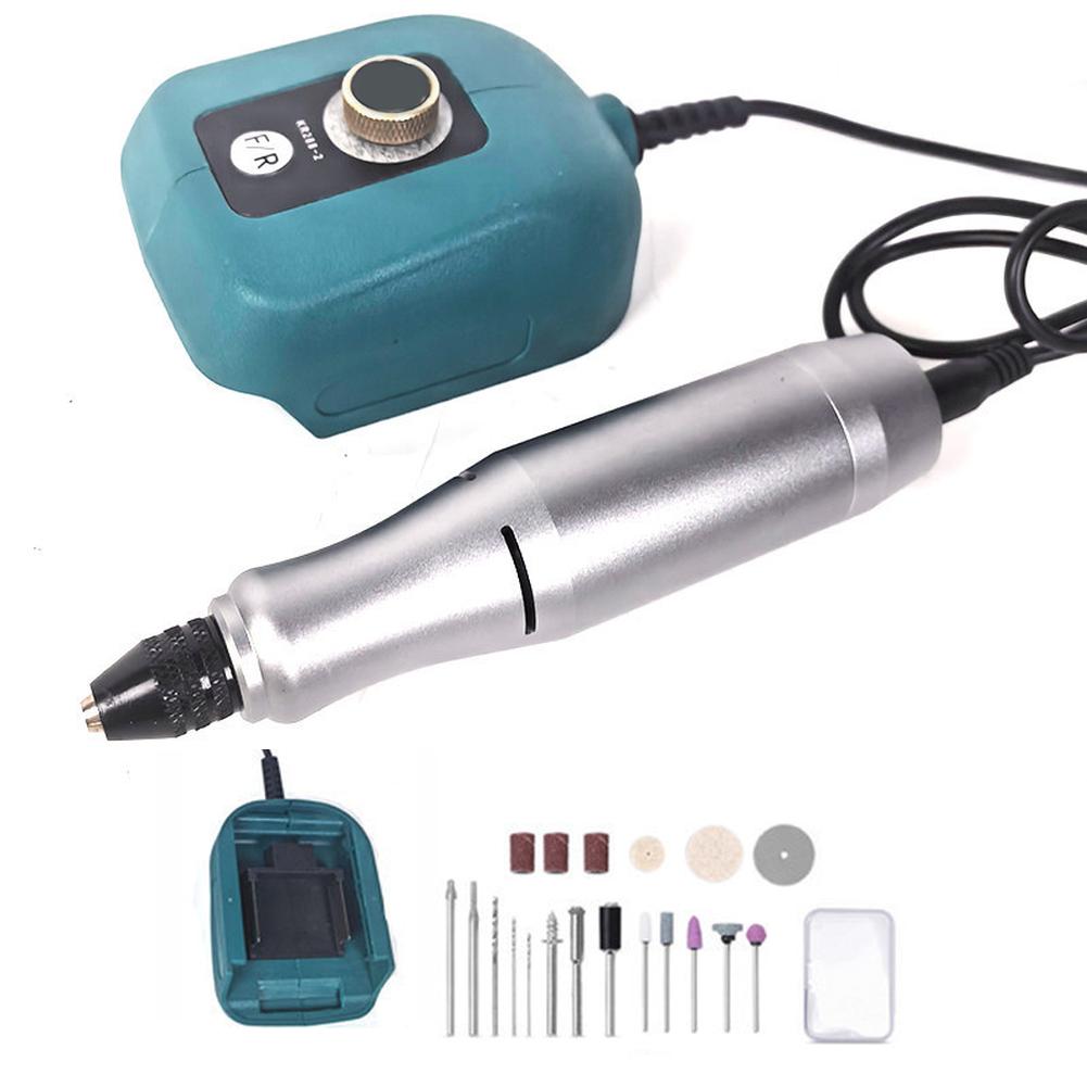 40W Cordless Electric Grinder Rotary Tool Pen Drill ForMakita BL1830 BL1840 Battery Aluminum Alloy Body 18000RPM DIY Grinding