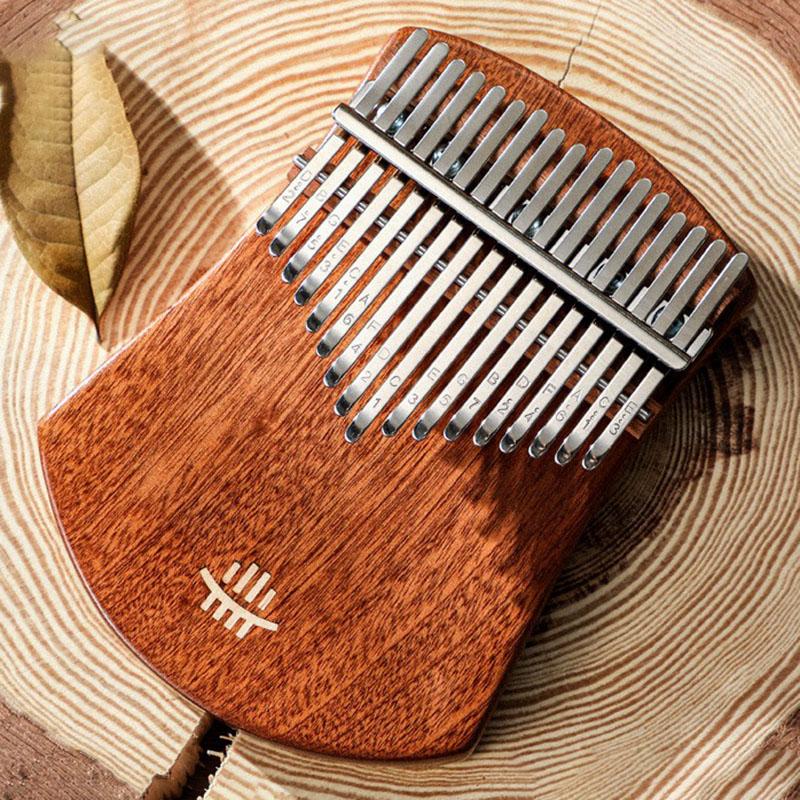 Kalimba Box 17 Notes Children Initiants Musical Keyboard Meditation Healing Wood Miniature Professional Instrument Portable Fingers Piano Accessory