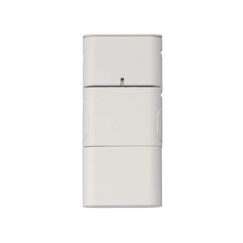 MUJI Travel Plug 18365739 Adapter, White,