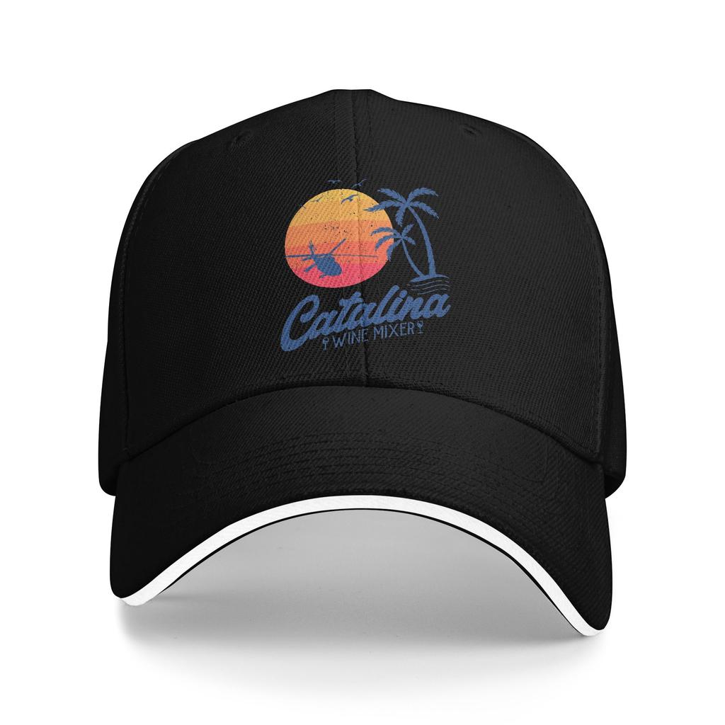 Catalina Wine Mixer cult movies Sun Baseball Cap Summer Design Print Hip Hop Hats For UnisexTeens Outdoor Sports Snapback Cap