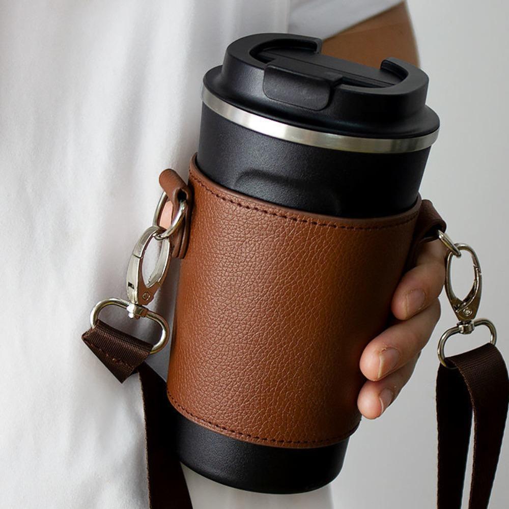 with Strap Water Cup Bag Portable Tumbler Carrier Pouch Hot Sale Cup Protective Cover  Hiking