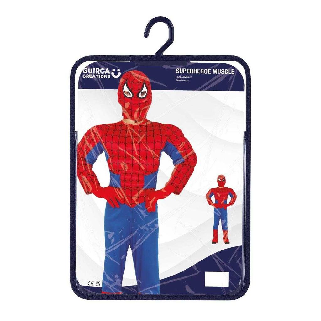 Fiestas Guirca Childrens/Kids Muscle Superhero Costume Set