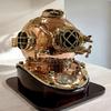 Mark V US Navy Full Size Copper and Brass Diving Helmet Exclusive Collection Divers Helmet