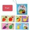 Baby Soft Cloth Book for Newborns 0-12 Months 3D Book Animal Family Cognitive Montessori Early Educational Toys for Kids Gift