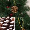 9Pcs/set Home Xmas Supplies Hanging Ball Pinecone Christmas Tree Ornament Pine Nuts