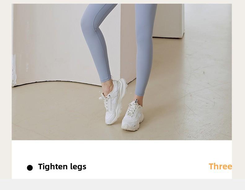 Женские бесшовные леггинсы для йоги с высокой талией