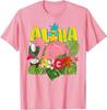Girl Hawaiian Aloha Flamingo Hawaii T-Shirt