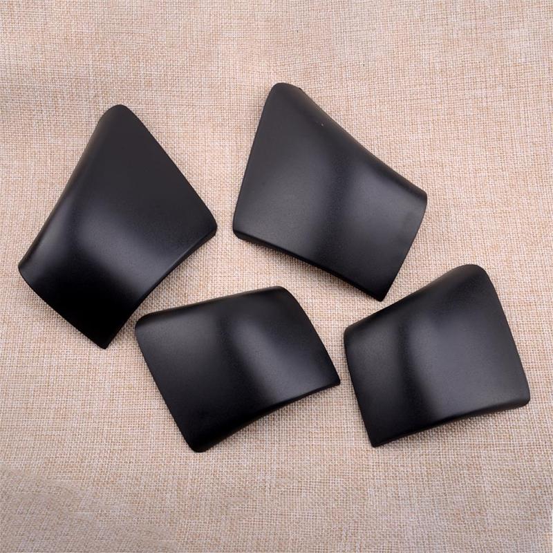4Pcs Car Black Roof Rack Cover Cap Rail End Shell Plastic Fit For Tesla Model 3 2017 2018 Accessories