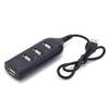 Wired Micro USB 2.0 4-Port Distributor Multi Hub Splitter Power for PC Computer