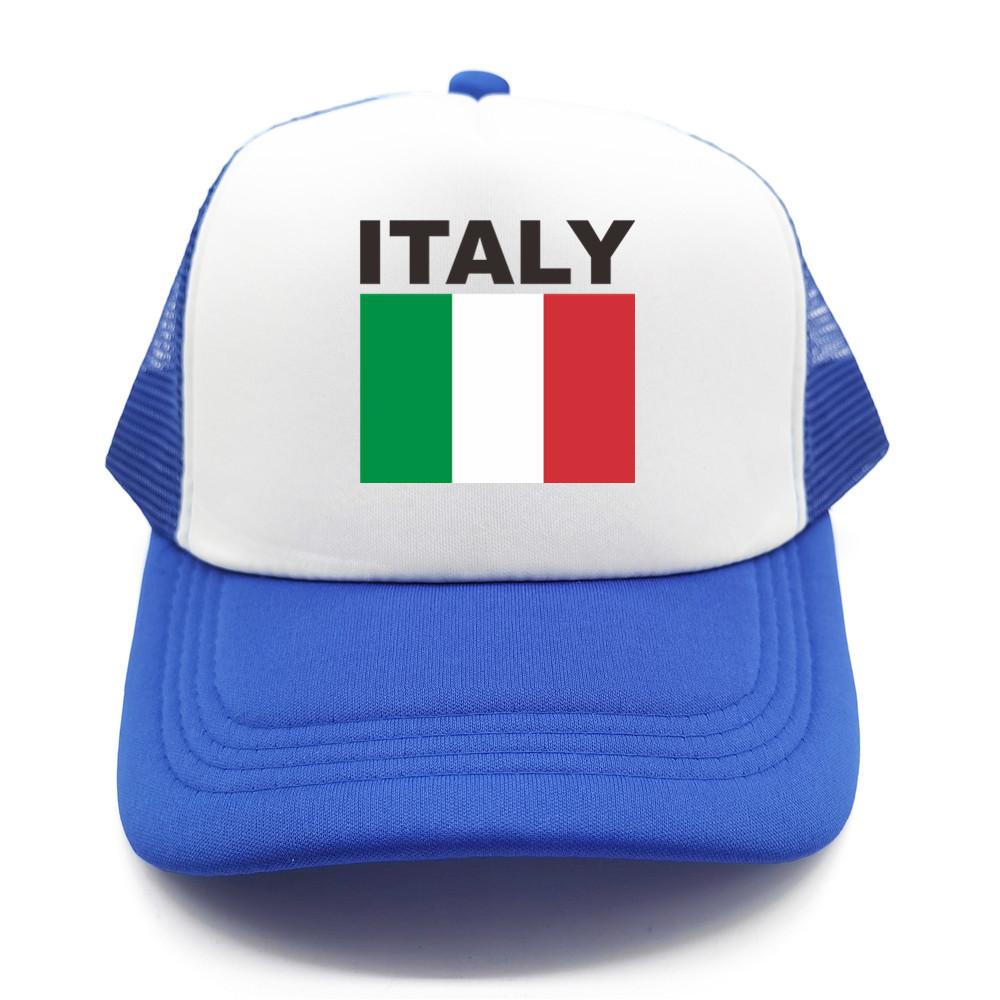 Italia Italy Italian Flag Trucker Cap Summer Unisex Cool Dad Hat Baseball Caps Unisex Outdoor Mesh Net Caps