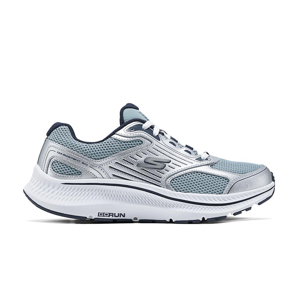 Skechers Go Run Consistent 2.0 Удобные Прочные Низкие Беговые Кроссовки Мужские кроссовки Серебристый 220884-GYNV