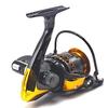 Wellvie Octopus Fishing Spinning Reel 5.5:1 2000 Reel Aluminum Spool Bearing 12+1BB AD Series 2000 (Black x Yellow)