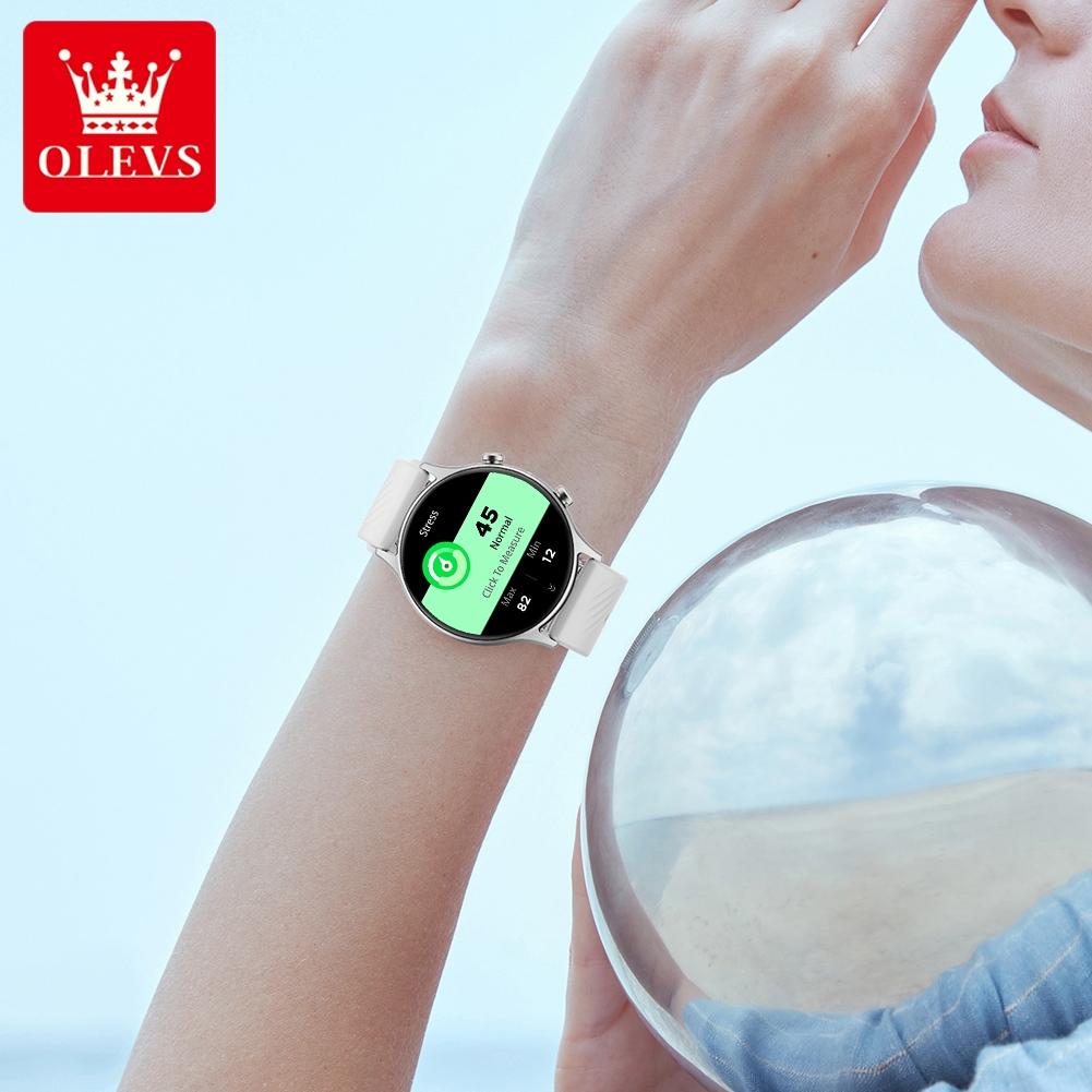 OLEVS 8204 Smart Watch Original Fashion IP67 Waterproof Sports Fitness Tracker Health Bluetooth Call Men and Women Smartwatch