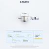 S-Parts Road and Mountain Bike Titanium Alloy Chainring Fixing Screws 5/7/8.5mm Locking Single Lock