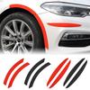 2X Car Front Fender Stripe Guard Tire Eyebrow Protector Edge Protection Anti-collision Sticker Wheel Trim Decal Auto