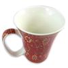 Les Trésors De Lily [N8635] - Red 'Mosaic' Porcelain Mug