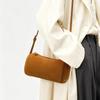 Brown Suede-Finish Cowhide Underarm Bag – Lightweight, Compact, and Stylish for Women