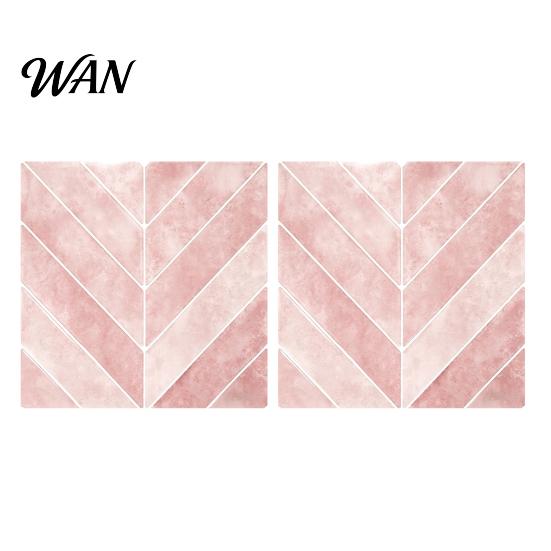 Retro Marble Wall Sticker 2 Pcs Tile Stickers, Peel And Stick Backsplash, Self Adhesive Oil-proof Waterproof Kitchen Decals for Kitchen, Bathroom,