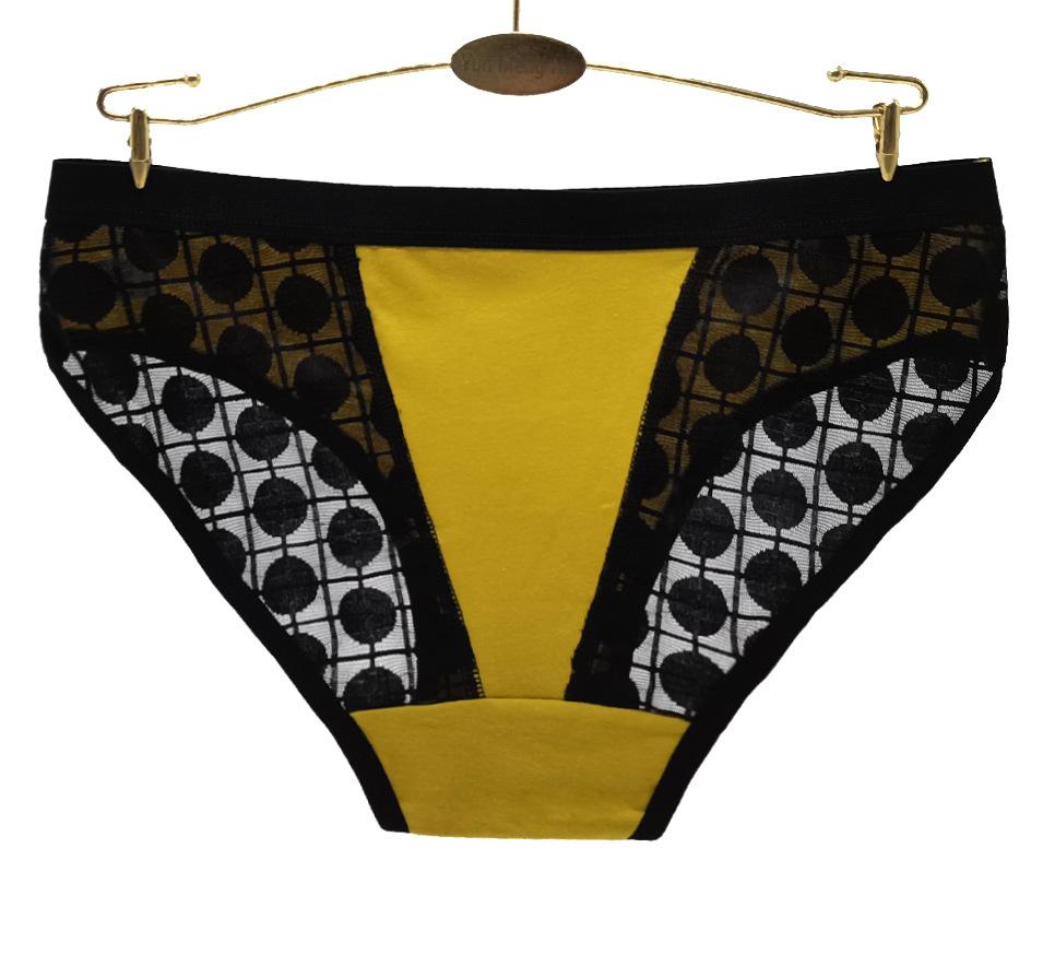 Сексуальные кружевные трусики, женское хлопковое нижнее белье, прозрачные трусы, трусы, нижнее белье, 6 шт./лот