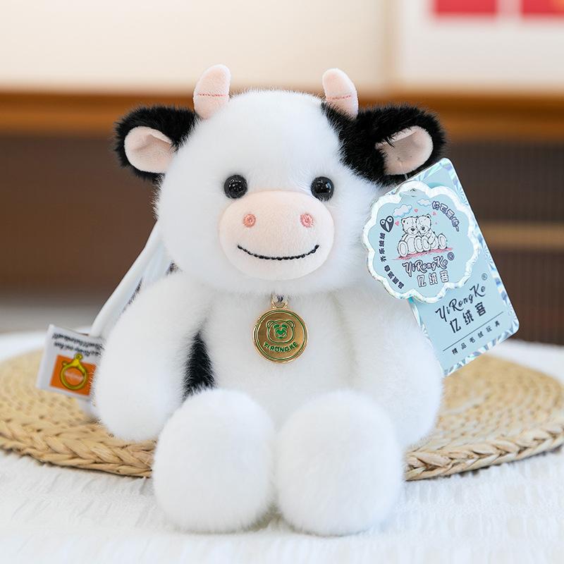 Cute jumping little animal doll panda rabbit cat bear doll palm treasure plush toy long leg doll