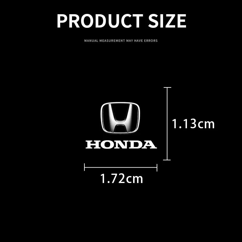 For Honda Car Interior Sticker Central Control Decals Emblem Badge For Honda Mugen Power TypeR Jazz City Civic Inspire Accord FI