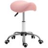 Height Adjustable Roll Stool 49 61 Cm Work Stool 360 Degree Rotatable Stool Office Stool For Office Salon Massage Spa Pink