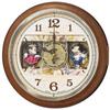 Seiko Clock Wall Clock Karakuri Clock Radio Clock Character Disney Mickey Mouse Minnie Mouse Radio Analog 6 Songs Melody Mickey Friends Disney Time
