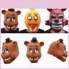 Взрослая латексная маска на голову Five Nights At Freddy's в стиле Фредди Чики Бонни Фокси