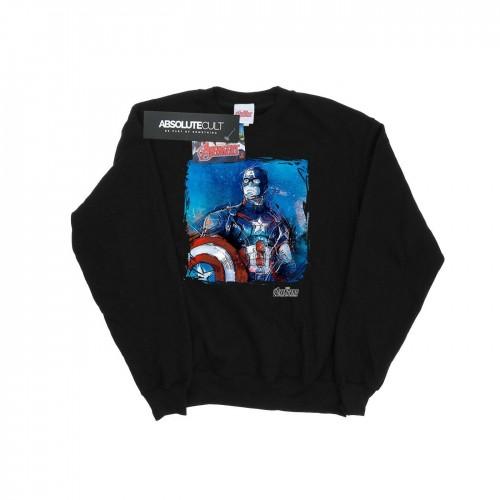 Marvel Womens/Ladies Captain America Art Sweatshirt
