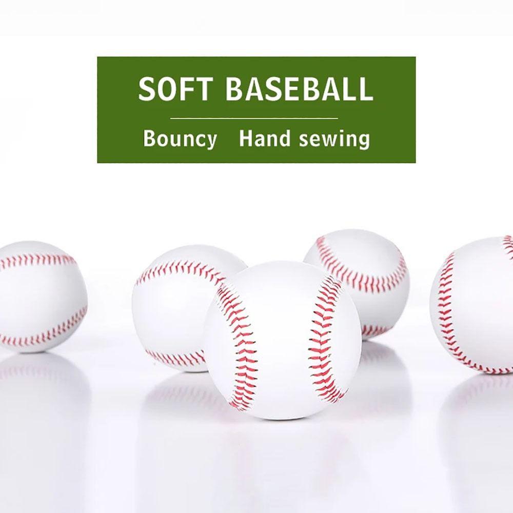1Pcs Soft Hard Sports Baseball Rubber Inner Training Baseball Handmade Baseball  for Adults Children