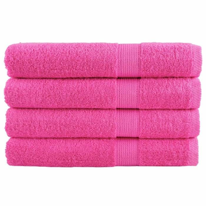 VidaXL Superior Quality Towels 4 Pcs, Shower Towels, Bath Sheets, Bathroom Guest Towels, 137534