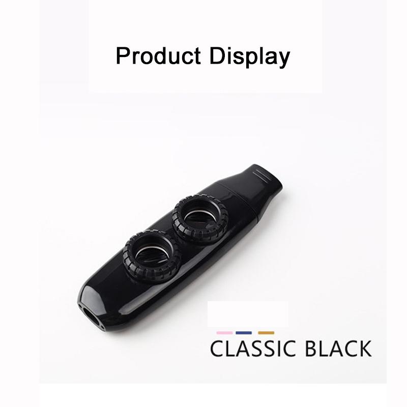 Музыкальный инструмент Казу с двумя отверстиями, Легкий Прочный Зернистый Дизайн, Практический Казу для Аккомпанемента Гитаре Укулеле