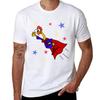 Funny Rubber Chicken Superhero Cartoon Tshirt Fashion Casual Short Sleeve Tshirt