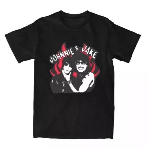 Men Women Jake And Johnnie Flames The Tinas Band T Shirt Accessories Cott