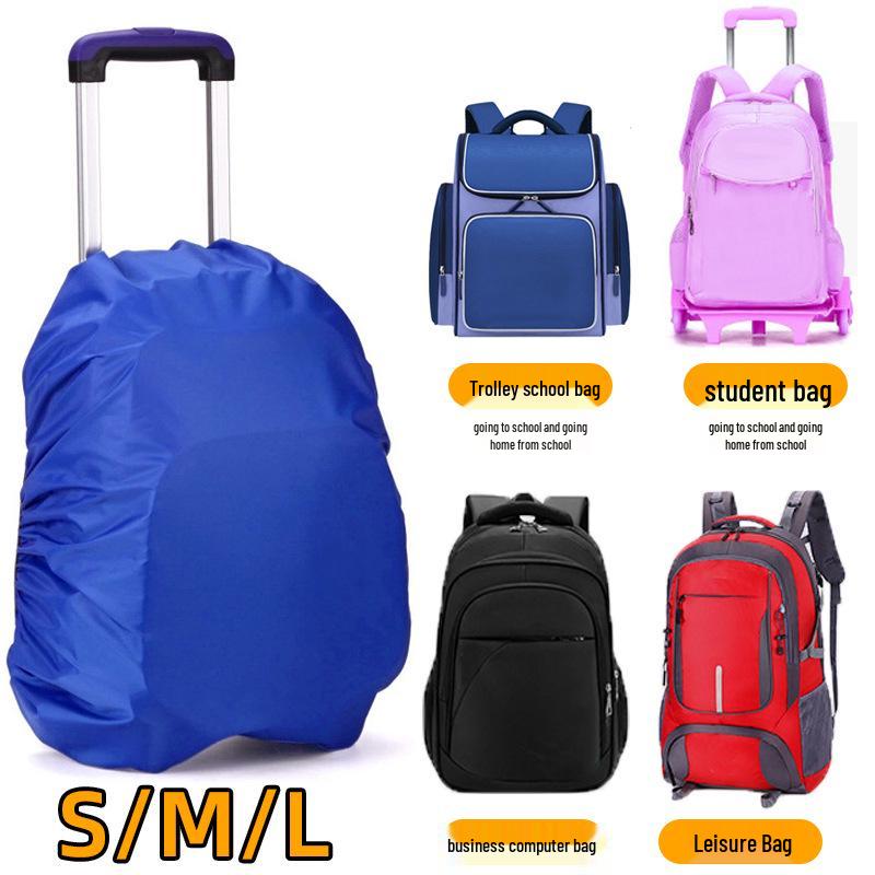 Portable Waterproof Outdoor Backpack & Dust Cover with Drawstring