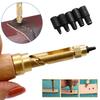 DIY Круглый Пробойник из Кожи Сменные Многоголовочные Пробойники для Ремня Бесшумный Ручной Вращающийся Инструмент Пробойник Аксессуары