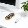 Прозрачная док-станция 7-в-1 USB-C: 4K HD, Gigabit Ethernet, Совместимость между устройствами