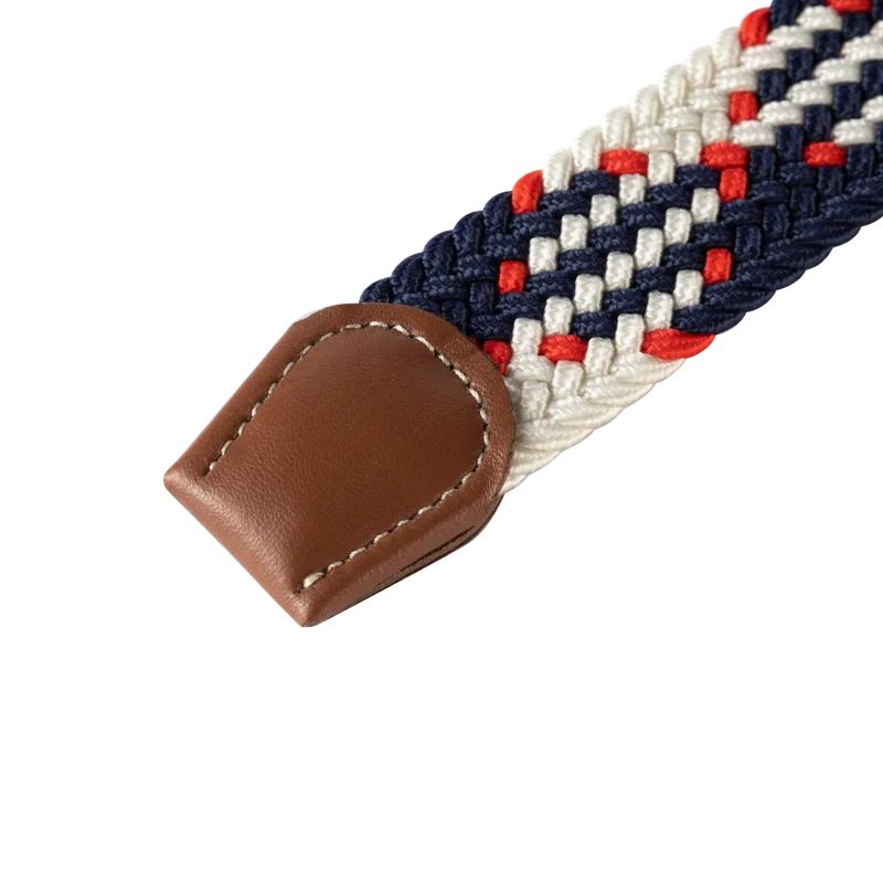 107 см унисекс повседневный вязаный женский ремень с пряжкой из тканого холста эластичный расширяемый плетеный эластичный джинсовый ремень для мужчин