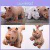 Toy Rhino Plush Stuffed Animal Doll For Kids Gift Cartoon Bedroom Decoration