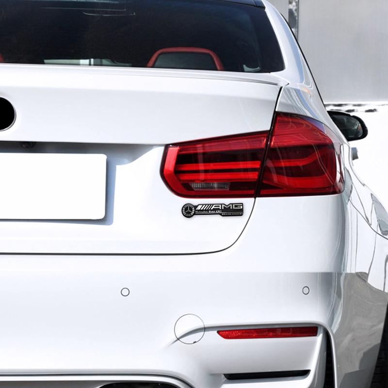 GLC GLB 1 шт. Алюминиевые Металлические Наклейки Наклейка На Кузов Багажник Для Mercedes Benz AMG W206 W204 W205 W212 W213 W221 W222 W223 W251 W