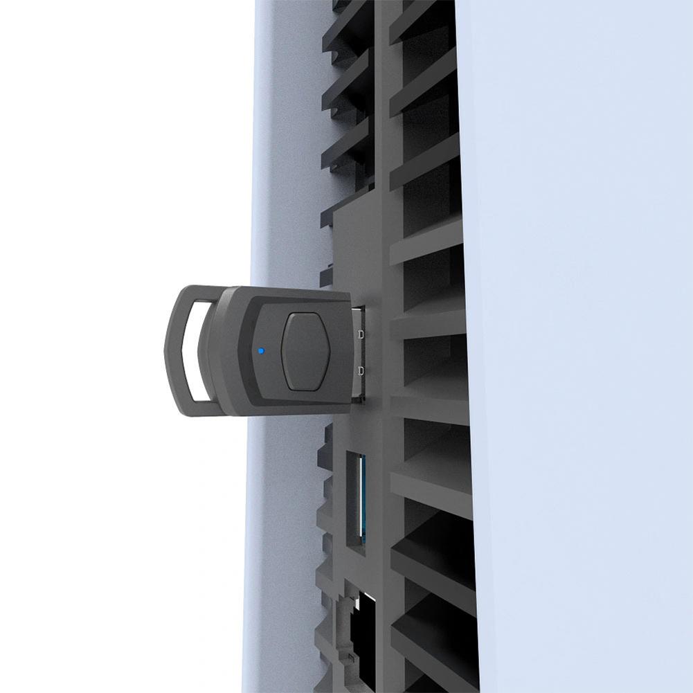 Беспроводной игровой аудиоадаптер для наушников, приемник для игровой консоли PS5 PS4, гарнитура для ПК, передатчик звука Bluetooth 5.0