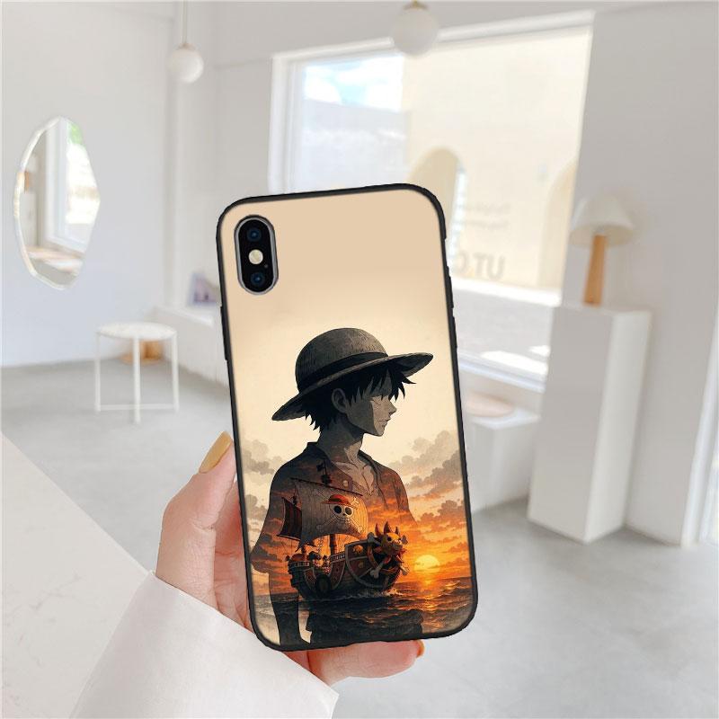 One Piece Luffy Nami Soft Shell Phone Case for OPPO A3 Pro A72 A74 A76 A77 A77S A78 A79 A94 A95 A18 A40M A58