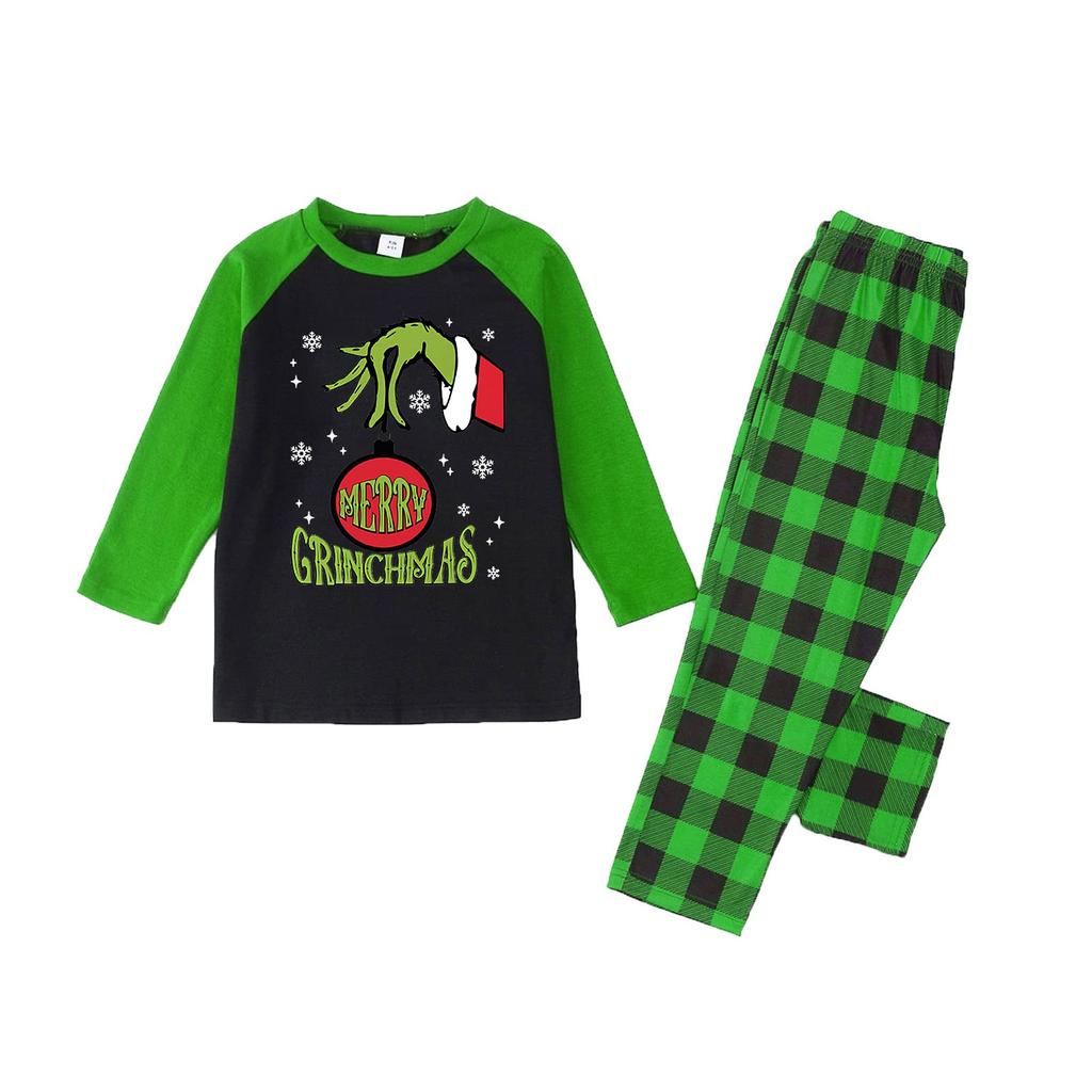 Комплект из топа и брюк с рождественскими принтами для всей семьи Одинаковые комплекты для всей семьи