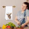 Funny Chihuahua Hand Towels for Bathroom, Chihuahua Gifts Decorative Towels for Bathroom Washroom, Chihuahuas Lover Mom Gifts, 16x24 Inch