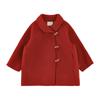 Зимнее винтажное шерстяное пальто с застежкой-тоггл YuYou для девочек 2025