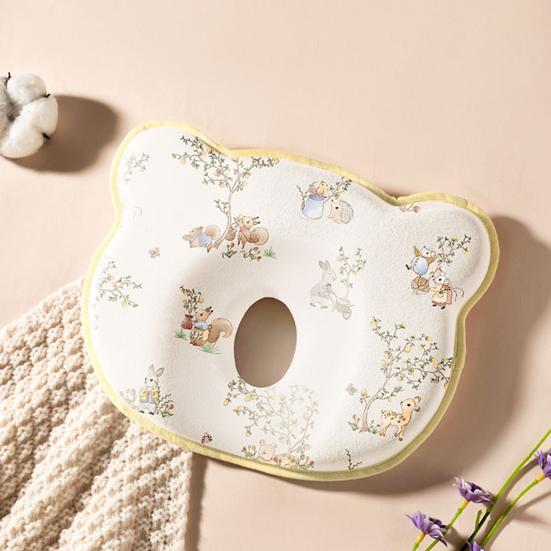 Подушка для формирования головы ребенка из пены с эффектом памяти, поддержка головы для колясок, кроваток, дышащая, для младенцев с плоской головой