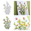 Backyard Floral Stems Flower Metal Cutting Dies Stencil DIY Scrapbooking Album Paper Card Template Mold Embossing Craft Decoration