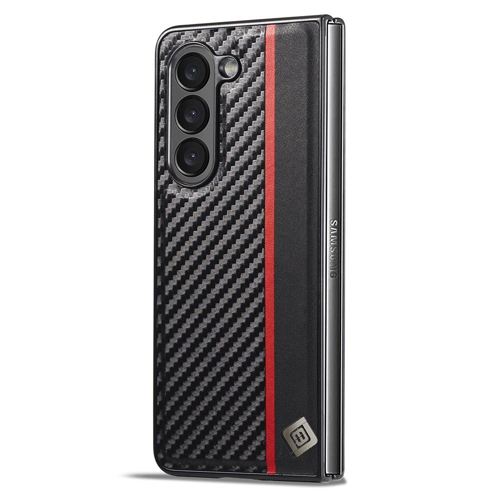 LC.IMEEKE For Samsung Galaxy Z Fold6 5G Case Leather+EVA+TPU Phone Cover Mobile Accessories Wholesale