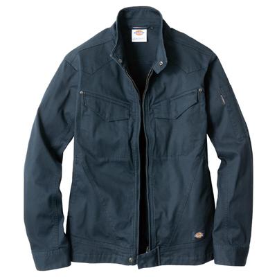 Рабочая куртка Dickies D-2910 с длинным рукавом, эластичная ткань в елочку, стильная для мужчин и женщин, темно-синяя, размер M, с наклейкой Dickies CO-COS Pro Uni